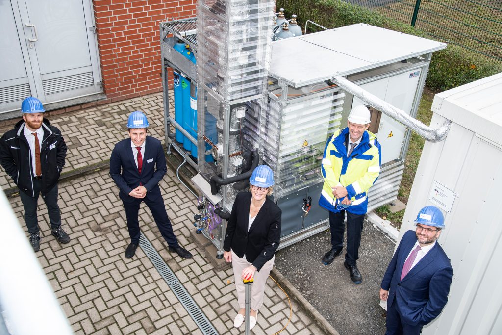 Bioreaktor-Anlage aus dem Projekt ORBIT geht im Tecklenburger Land ans Netz